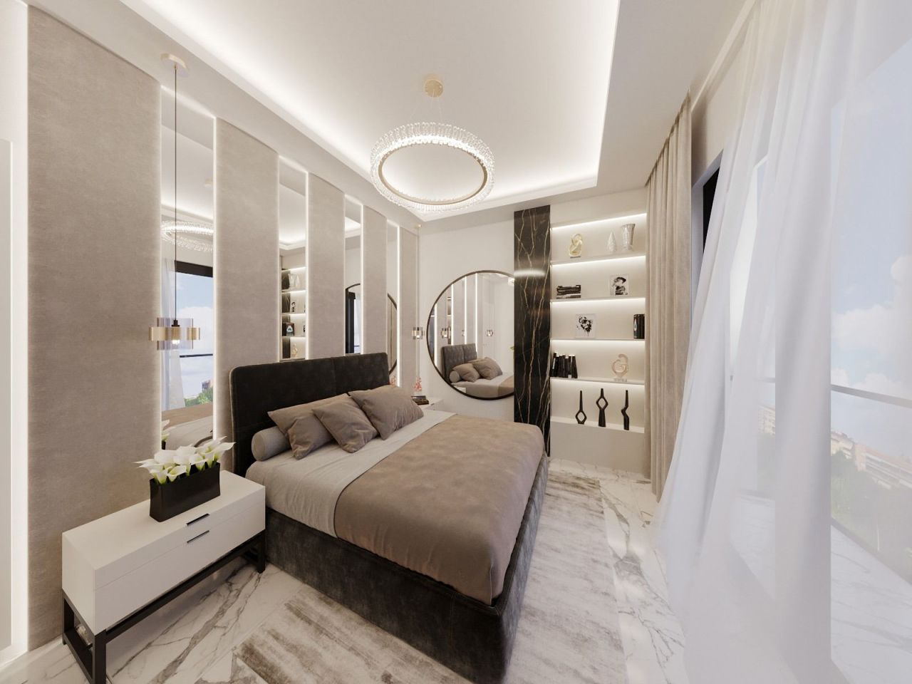 Квартира в Авсалларе, Турция, 50 м² - фото 13