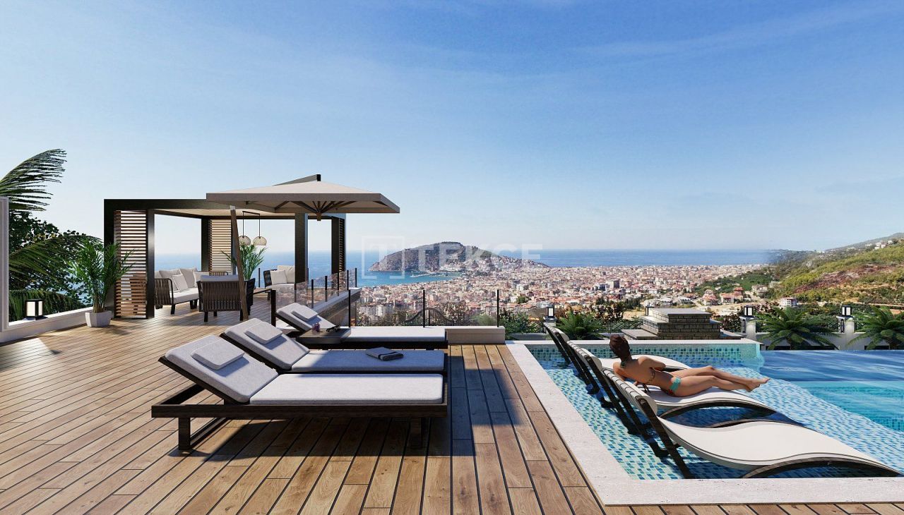 Апартаменты в Алании, Турция, 58 м² - фото 11