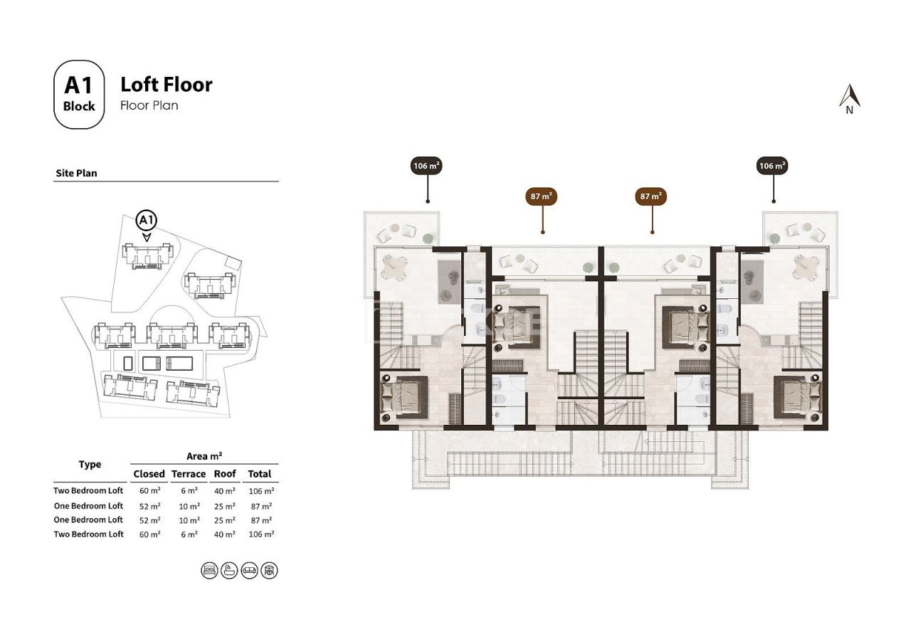 Пентхаус в Газимагусе, Кипр, 87 м² - фото 18