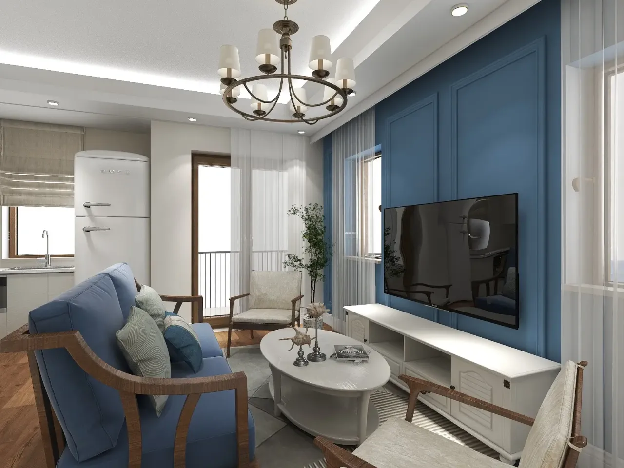 Квартира в Которе, Черногория, 48.41 м² - фото 13