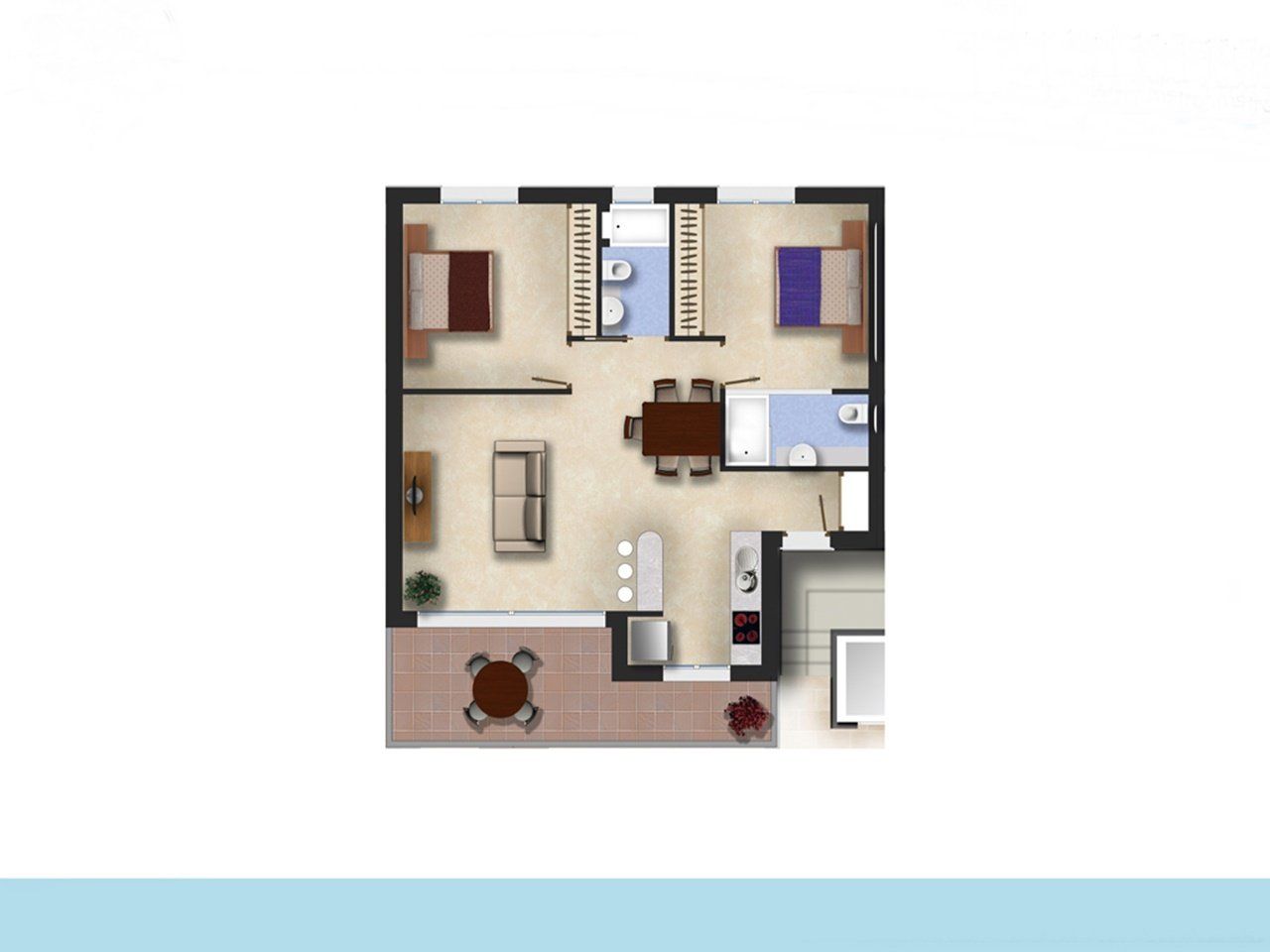 Квартира на Коста-Бланка, Испания, 90 м² - фото 11