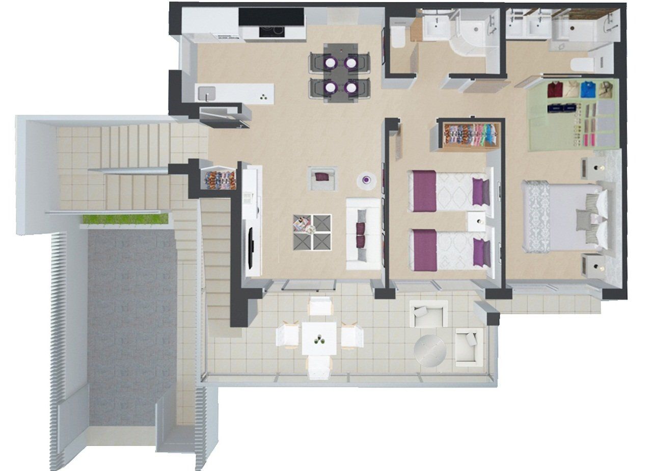 Квартира на Коста-Бланка, Испания, 96 м² - фото 12