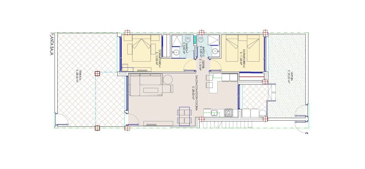 Квартира на Коста-Бланка, Испания, 63 м² - фото 13