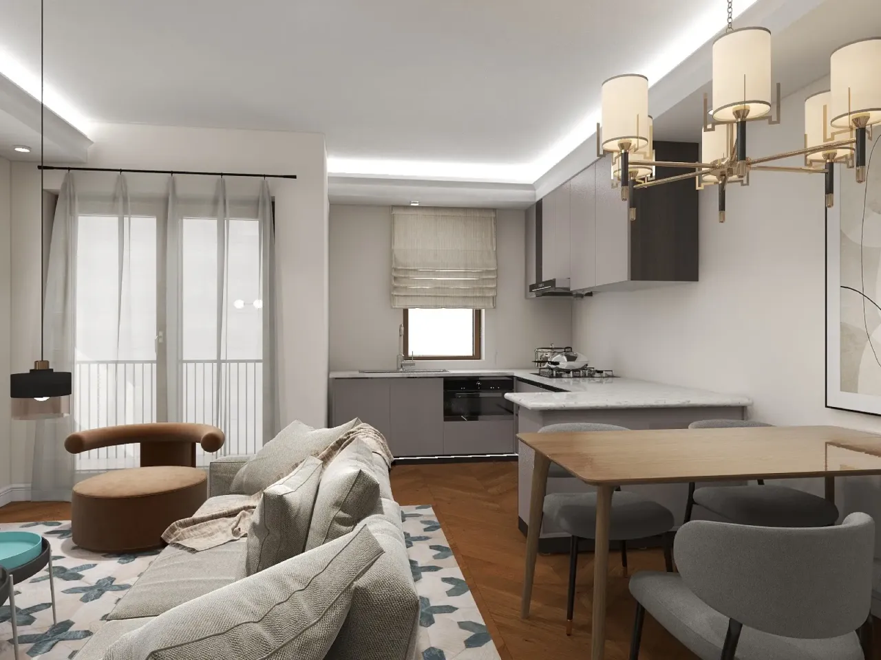 Квартира в Которе, Черногория, 59.05 м² - фото 7