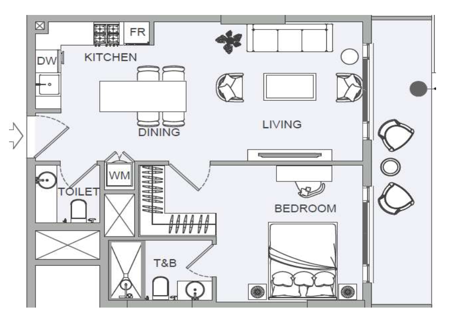Квартира в Дубае, ОАЭ, 37 м² - фото 6