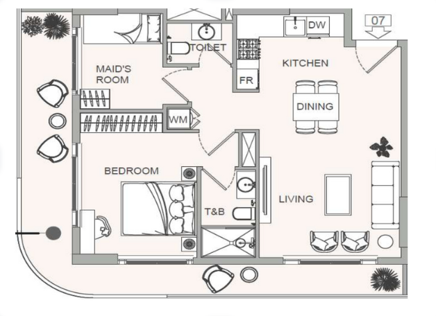Квартира в Дубае, ОАЭ, 37 м² - фото 8