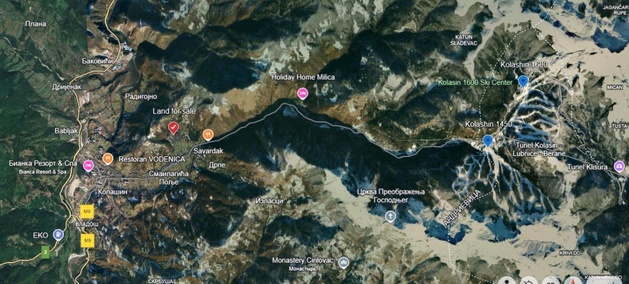 Земля в Колашине, Черногория, 16 613 м² - фото 1