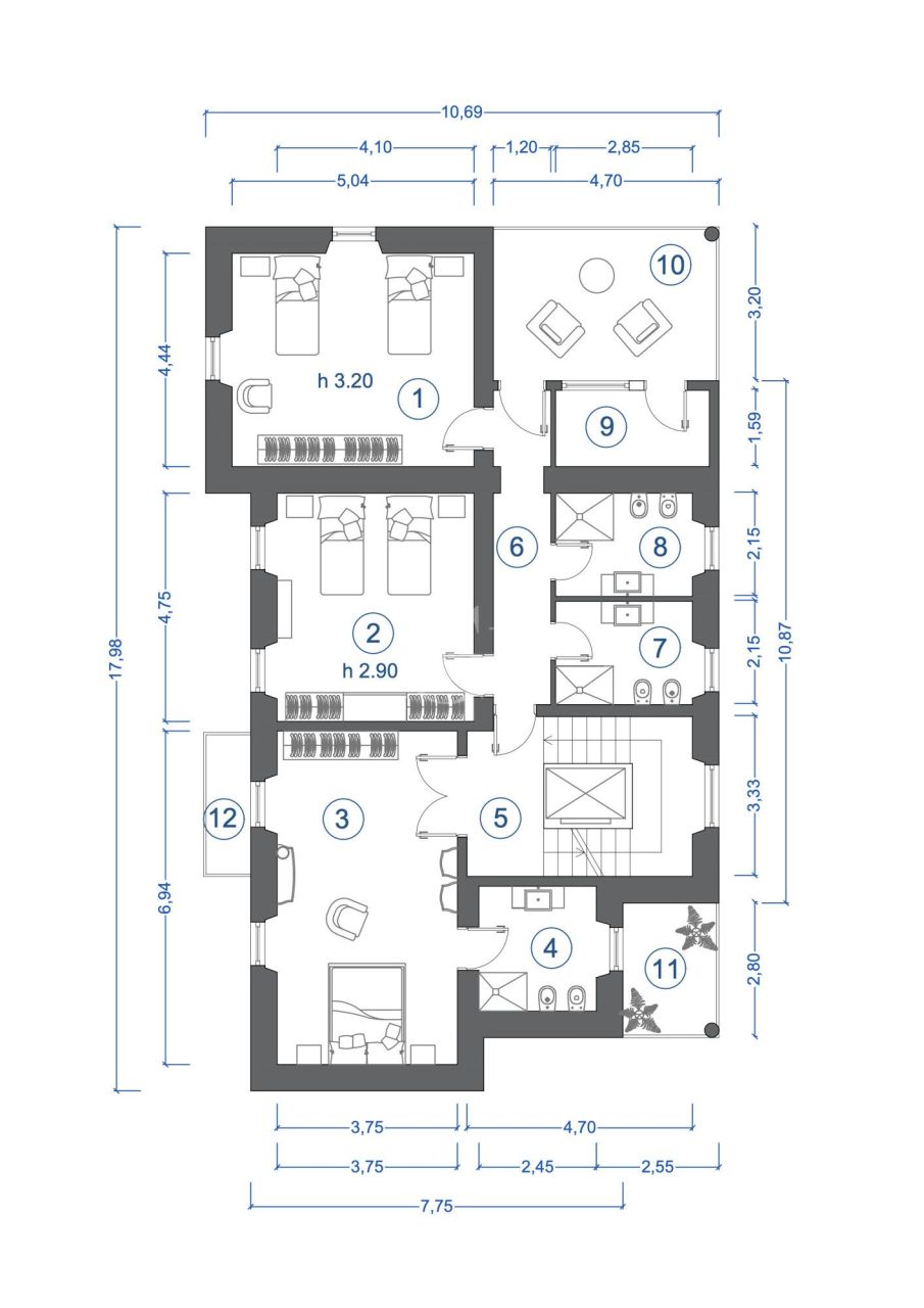 Вилла у озера Гарда, Италия, 457 м² - фото 16