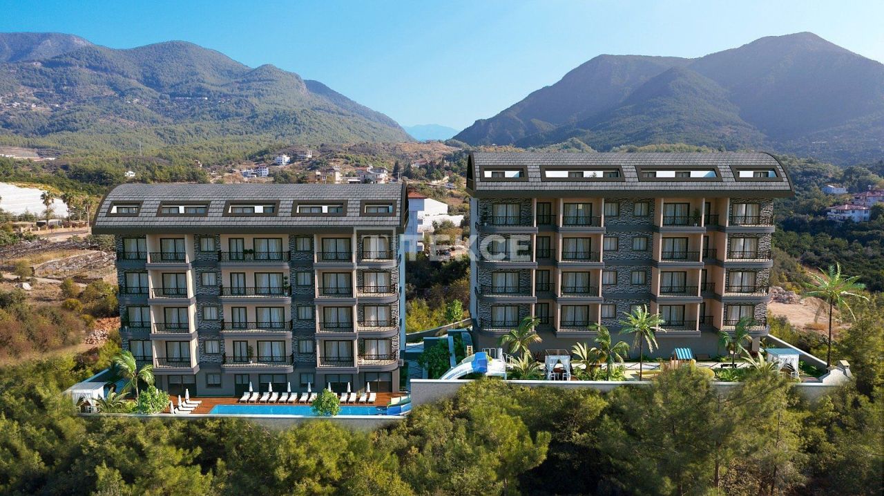 Апартаменты в Алании, Турция, 52 м² - фото 1