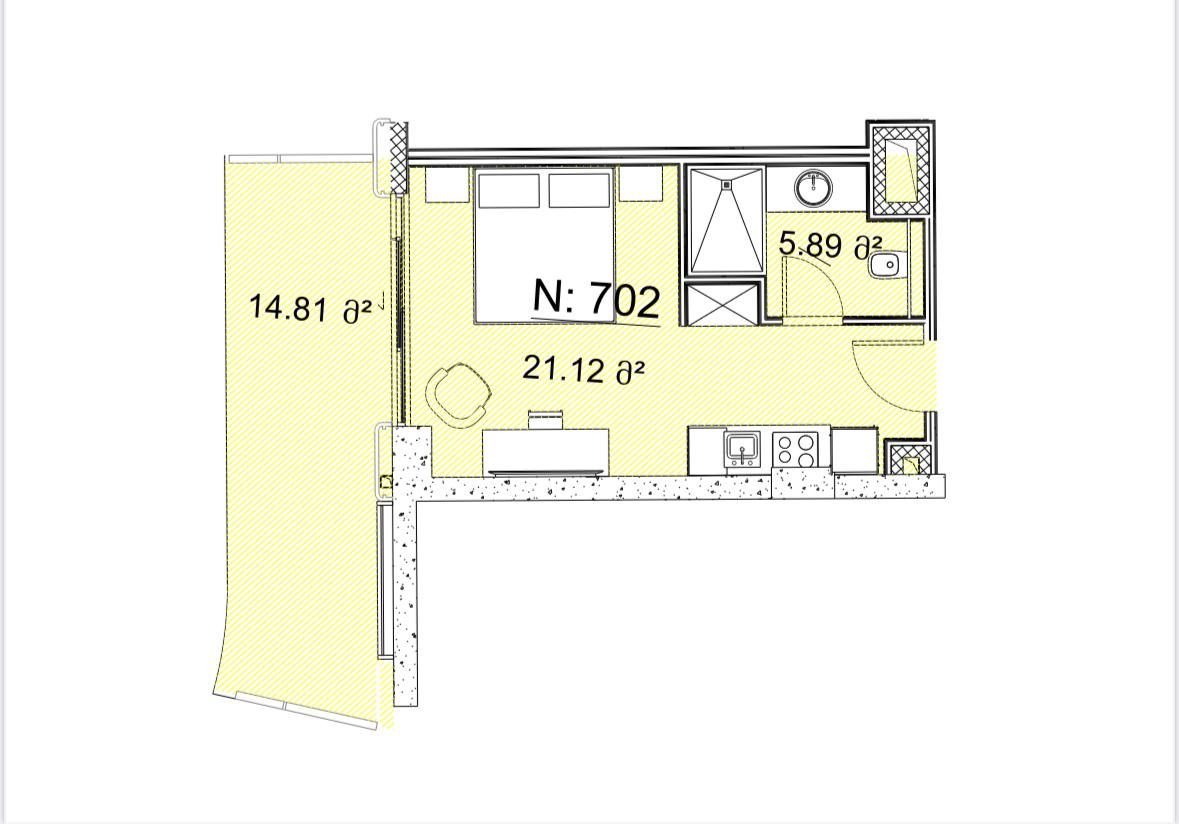 Квартира в Батуми, Грузия, 41.8 м² - фото 6