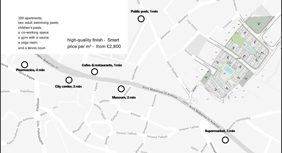 Квартира в Пафосе, Кипр, 40 м² - фото 6