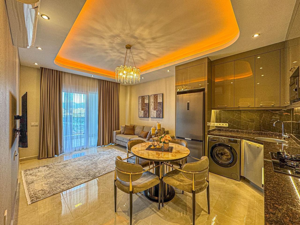 Апартаменты в Алании, Турция, 54 м² - фото 1