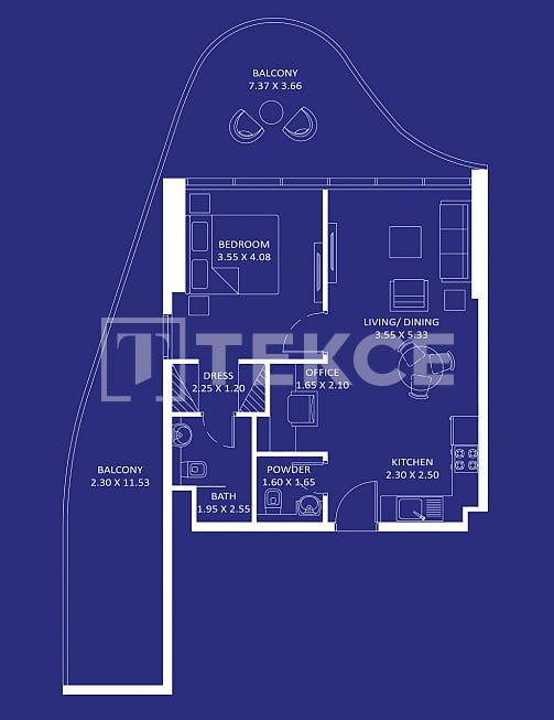 Апартаменты в Дубае, ОАЭ, 70 м² - фото 18