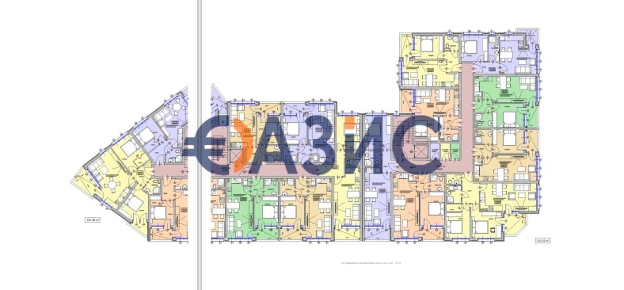 Апартаменты в Поморие, Болгария, 55.3 м² - фото 14