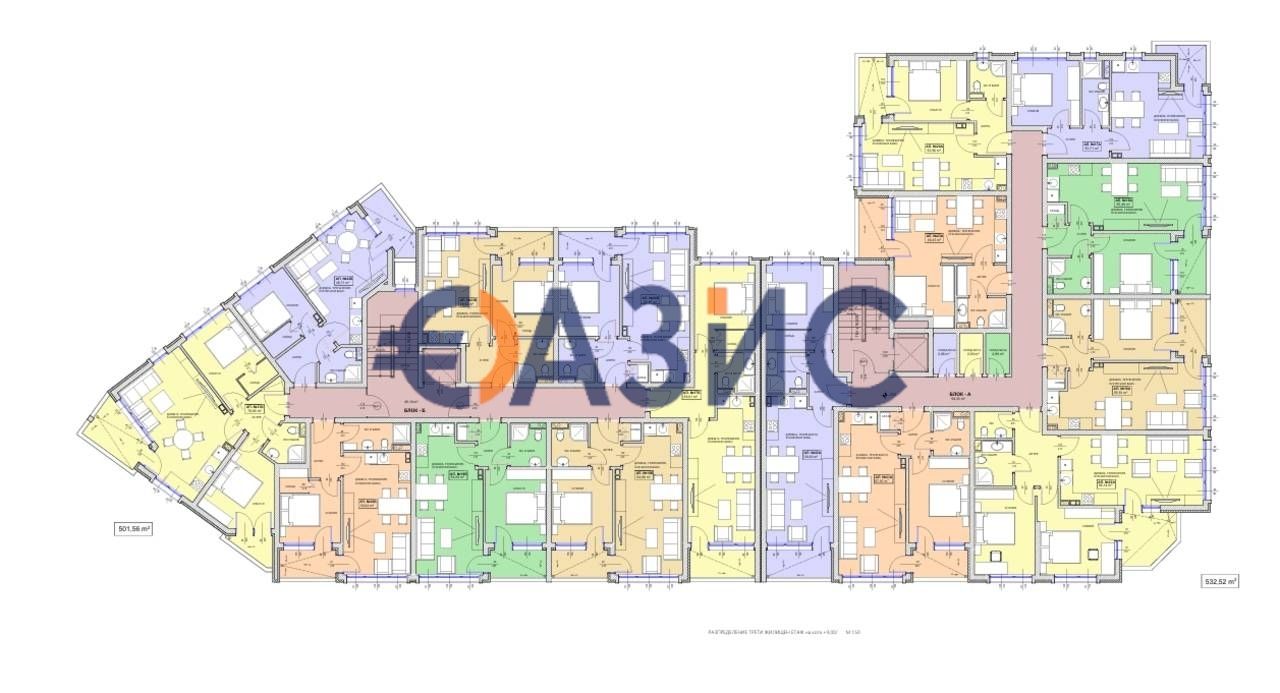 Апартаменты в Поморие, Болгария, 55.3 м² - фото 16