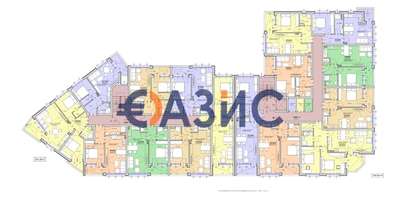 Апартаменты в Поморие, Болгария, 55.3 м² - фото 17