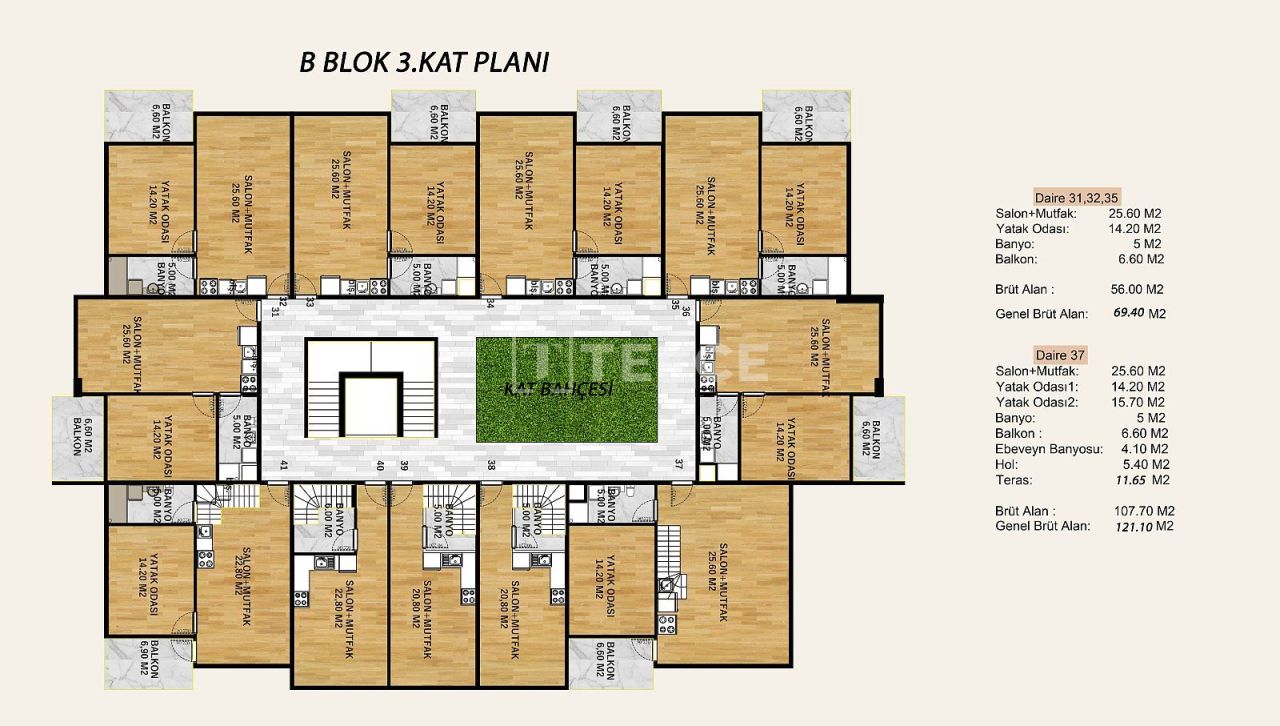 Апартаменты в Ялове, Турция, 68 м² - фото 12