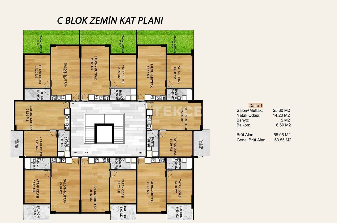 Апартаменты в Ялове, Турция, 121 м² - фото 14