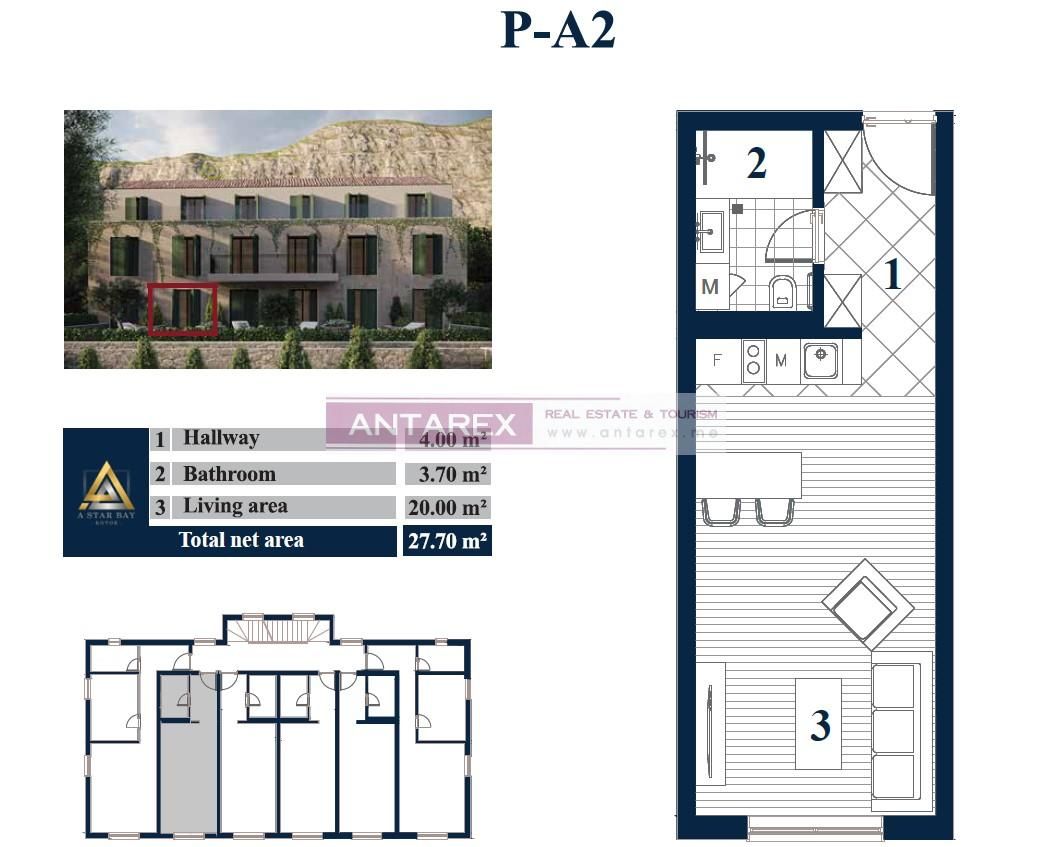 Апартаменты в Прчани, Черногория, 140 м² - фото 13