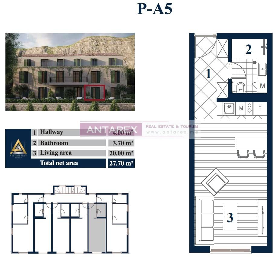 Апартаменты в Прчани, Черногория, 140 м² - фото 16