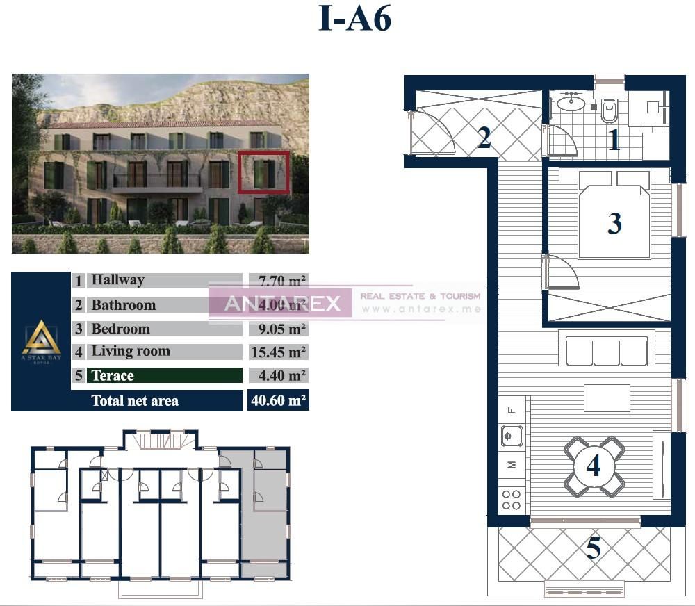 Апартаменты в Прчани, Черногория, 140 м² - фото 18