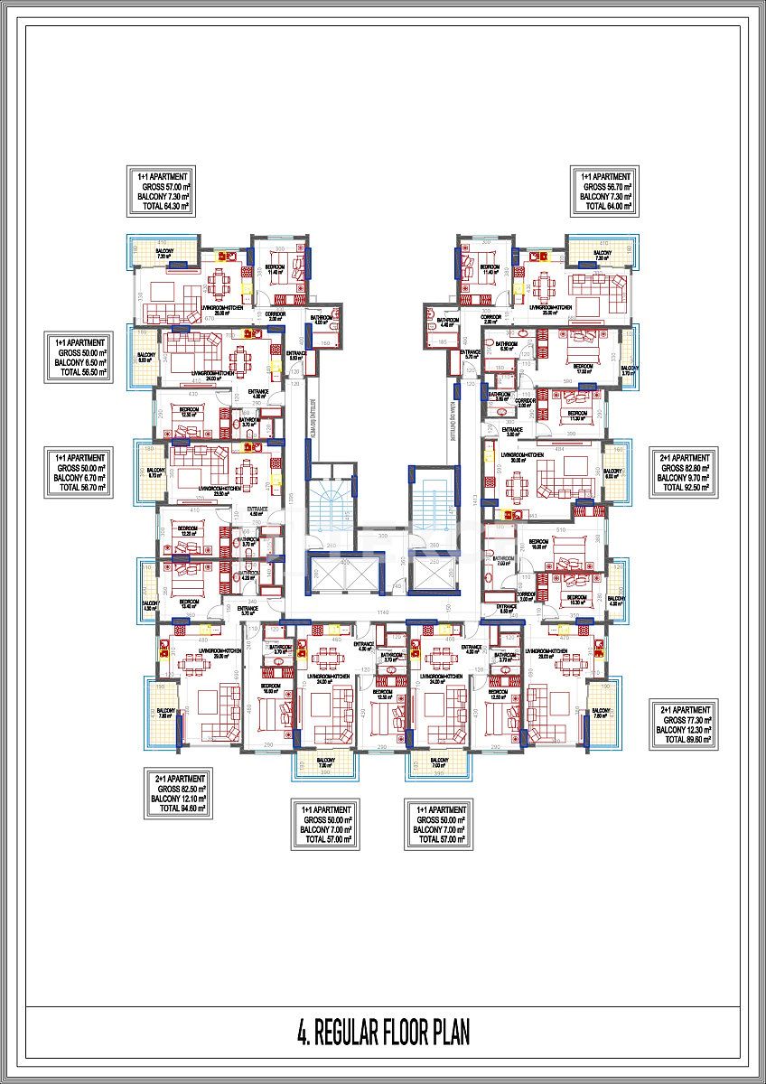 Пентхаус в Алании, Турция, 114 м² - фото 9