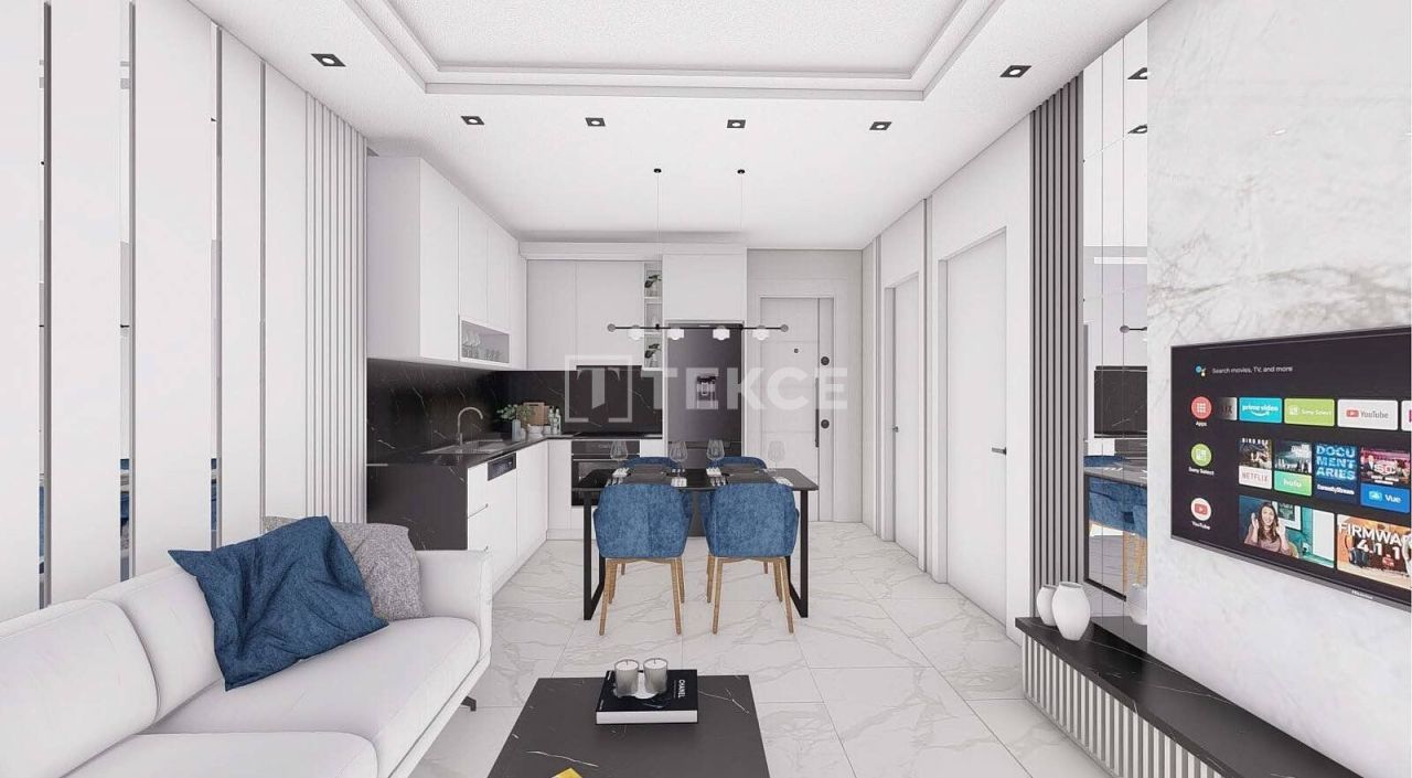 Апартаменты в Алании, Турция, 90 м² - фото 19