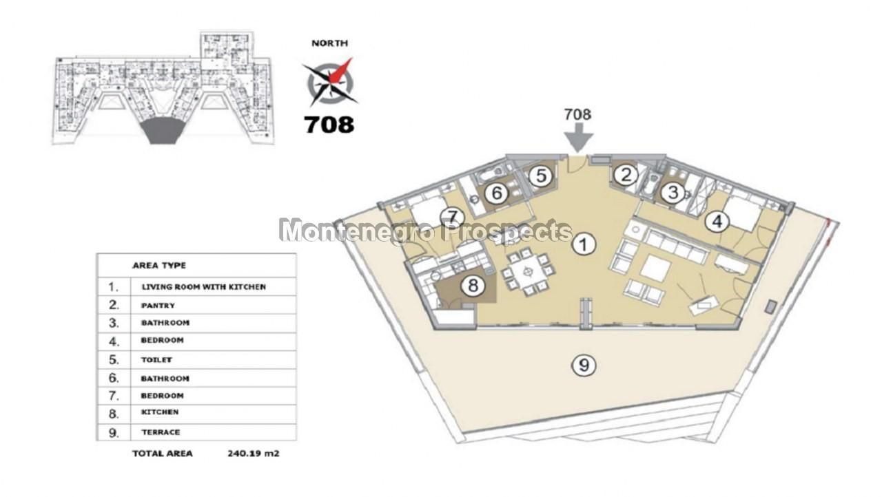 Квартира в Будве, Черногория, 240 м² - фото 15