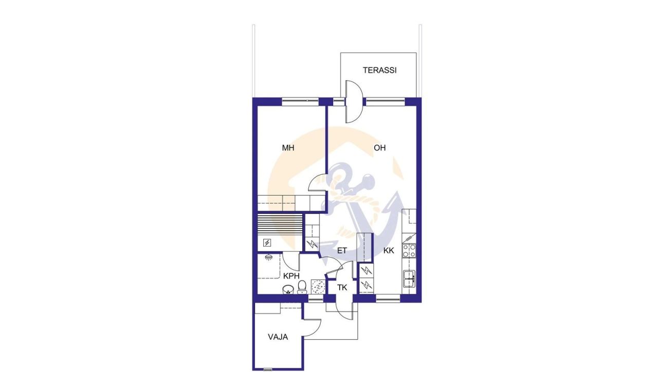 Таунхаус в Варкаусе, Финляндия, 48 м² - фото 2
