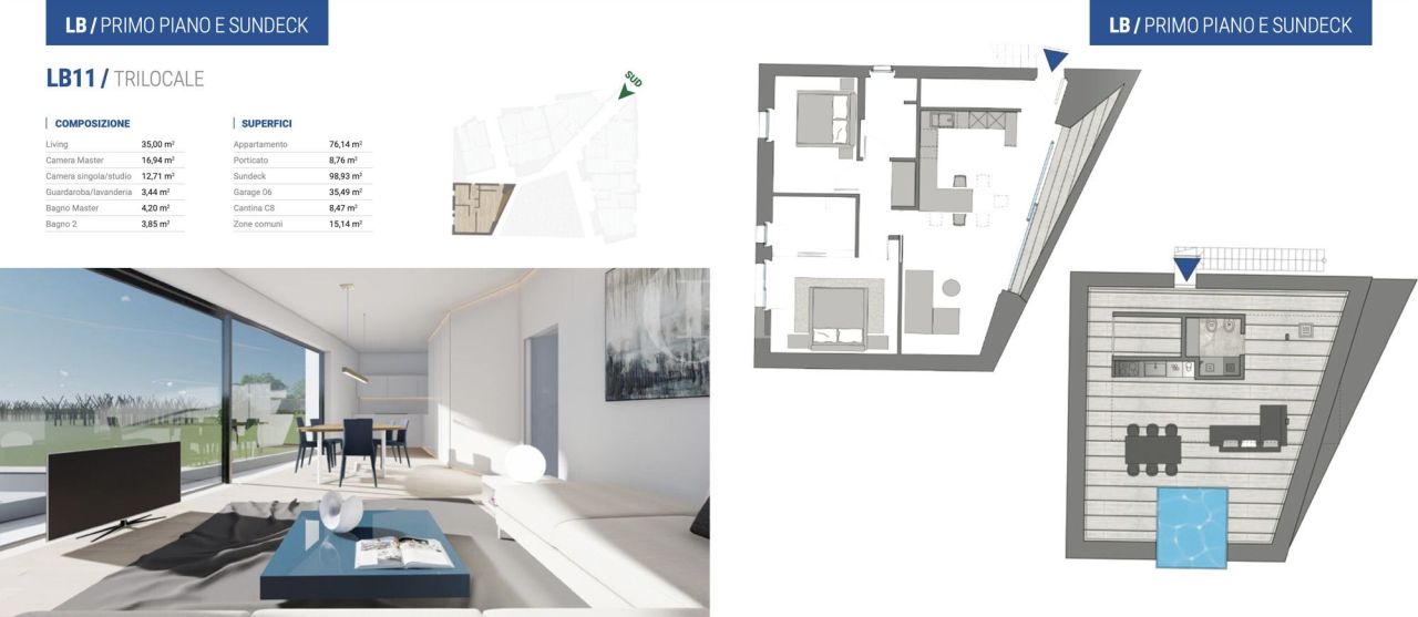 Апартаменты у озера Гарда, Италия, 113 м² - фото 16