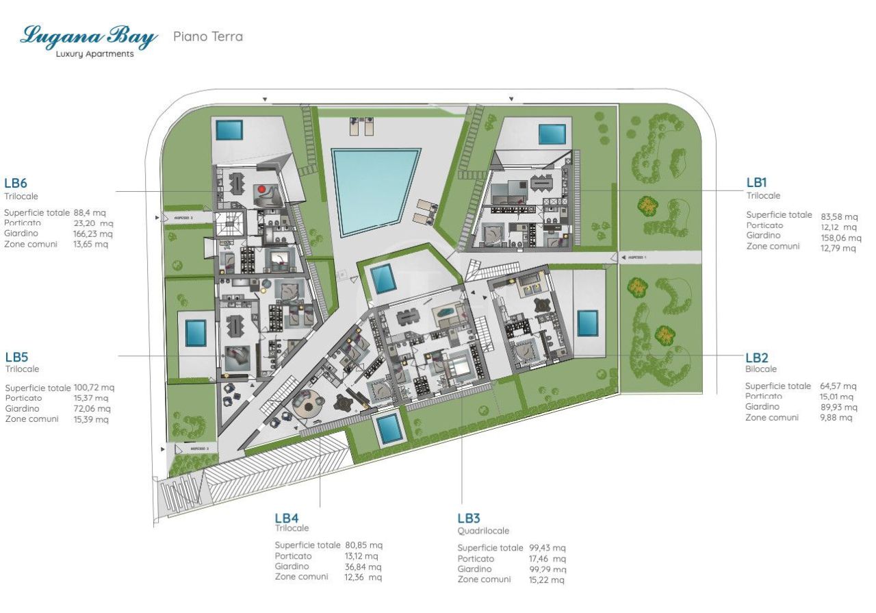 Апартаменты у озера Гарда, Италия, 90 м² - фото 13