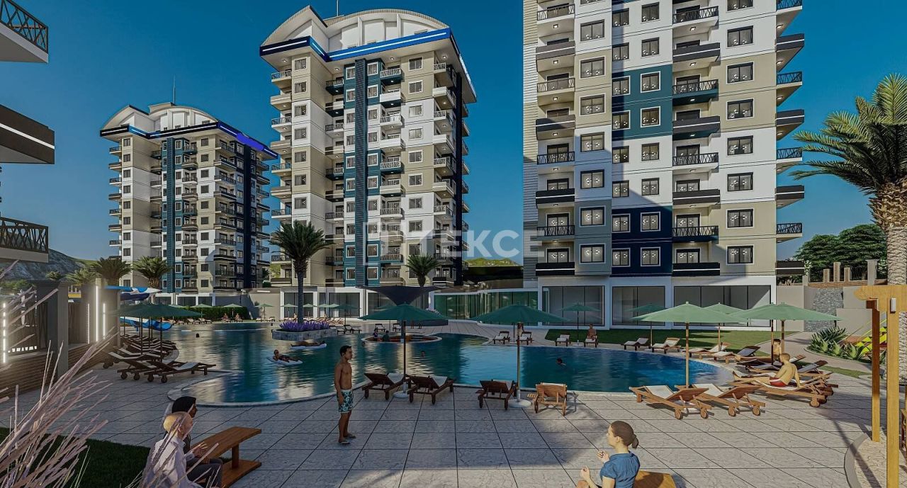 Апартаменты в Алании, Турция, 65 м² - фото 1