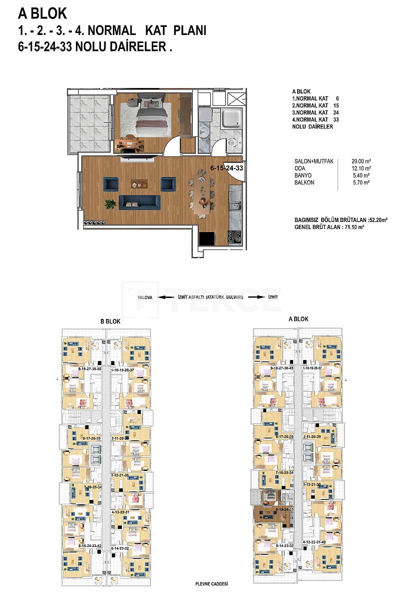 Апартаменты в Ялове, Турция, 159 м² - фото 19