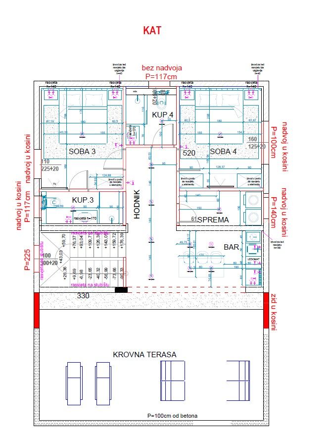 Вилла в Подстране, Хорватия, 320 м² - фото 16