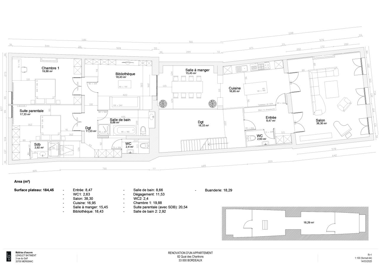 Апартаменты в Бордо, Франция, 185 м² - фото 5