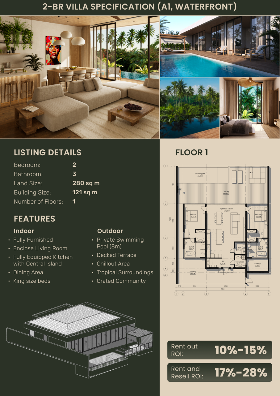 Вилла в Убуде, Индонезия, 122 м² - фото 15