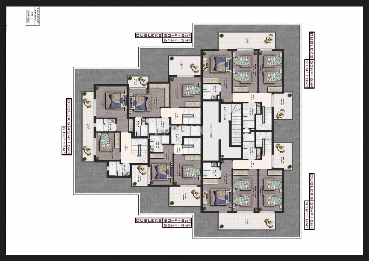 Пентхаус в Алании, Турция, 140 м² - фото 15