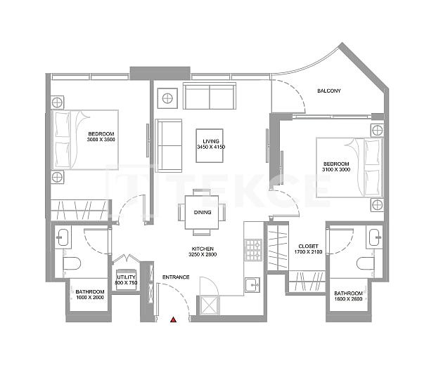 Апартаменты Остров Синия, ОАЭ, 47 м² - фото 10