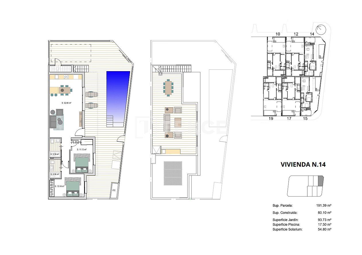 Таунхаус в Торре-Пачеко, Испания, 140 м² - фото 13