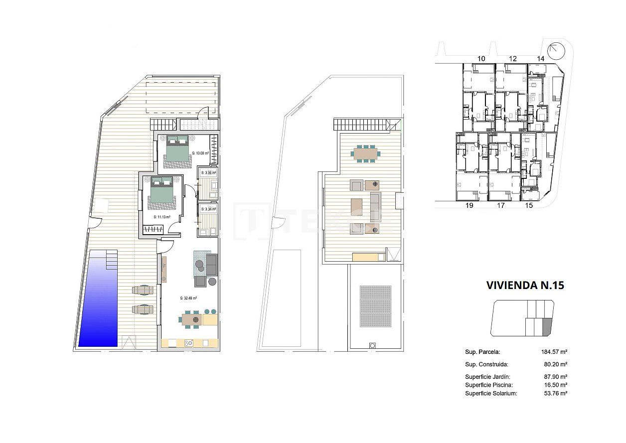 Таунхаус в Торре-Пачеко, Испания, 133 м² - фото 14
