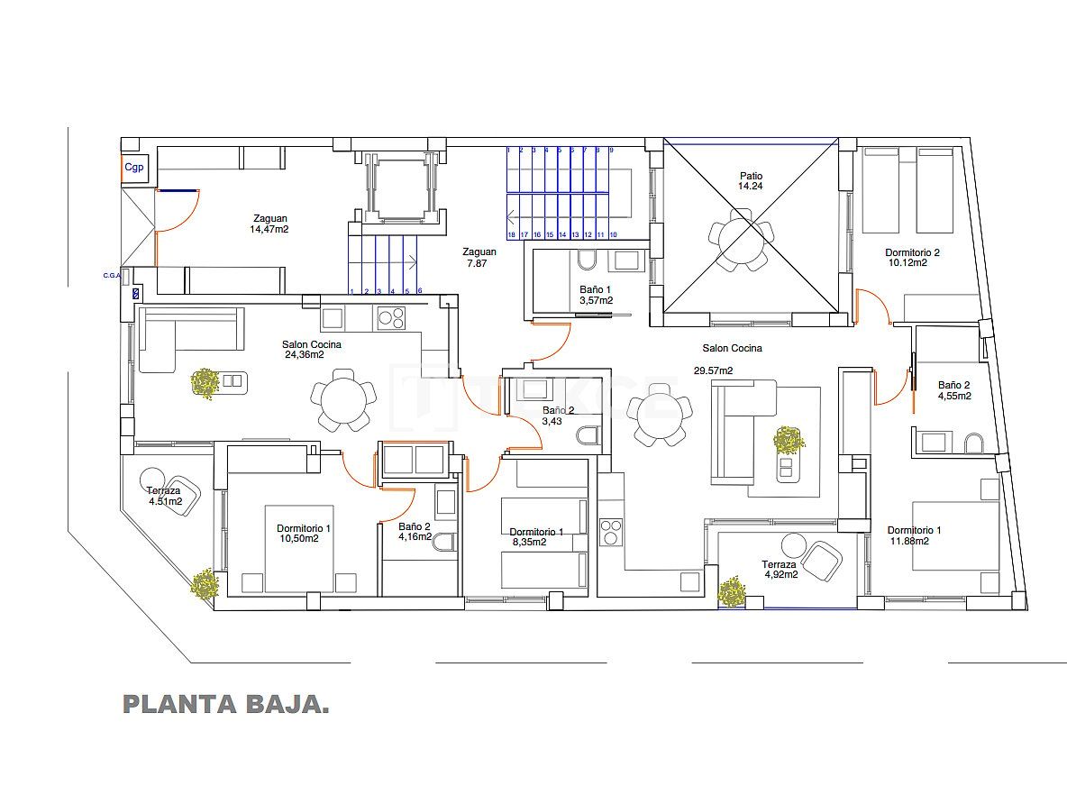 Пентхаус в Гуардамар-дель-Сегура, Испания, 105 м² - фото 14