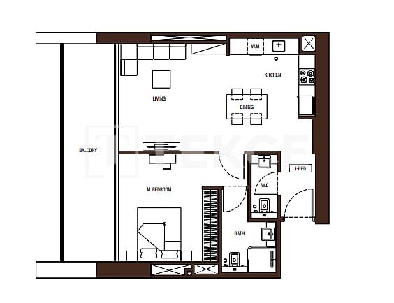 Апартаменты в Дубае, ОАЭ, 40 м² - фото 14