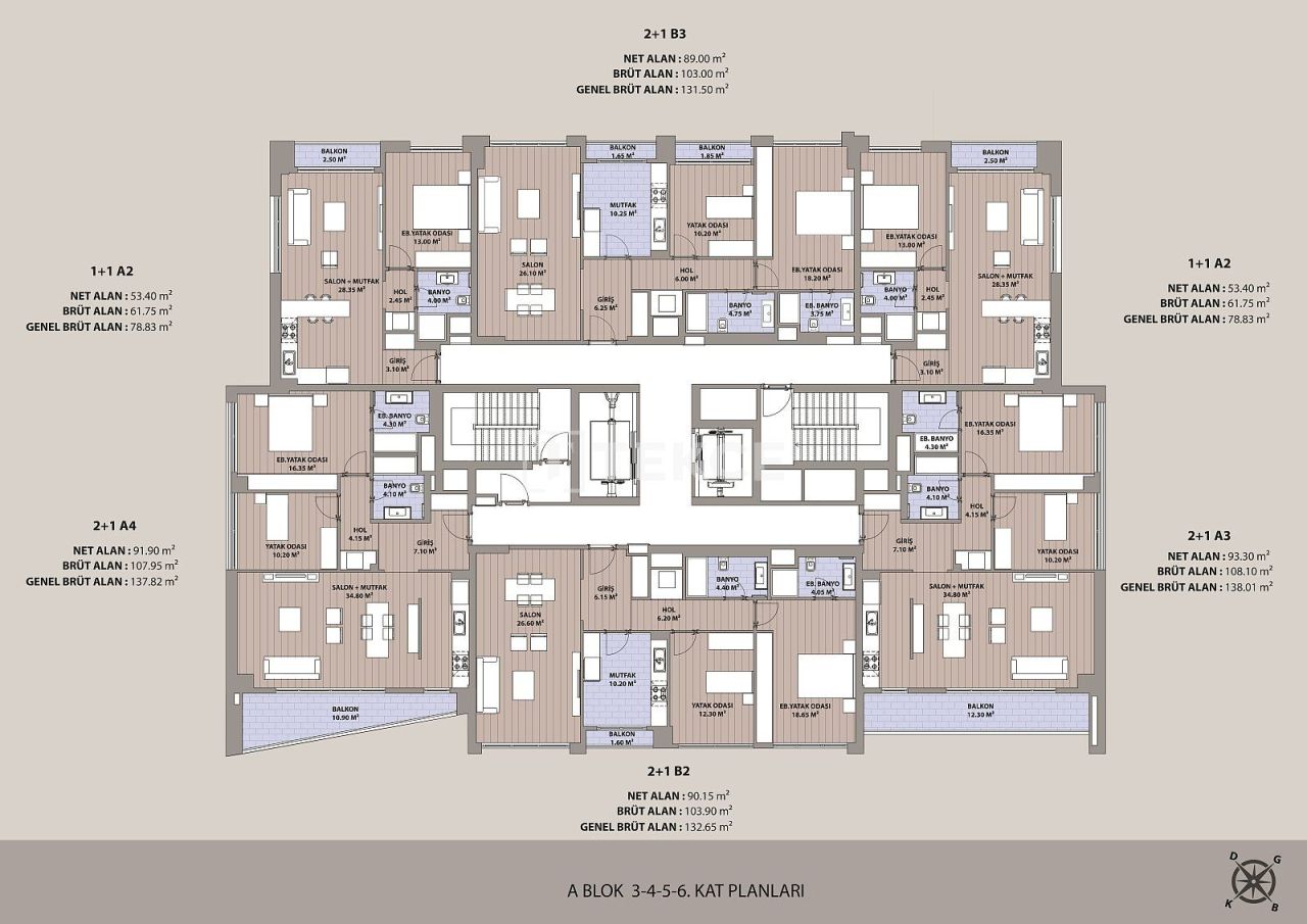Апартаменты в Стамбуле, Турция, 140 м² - фото 15