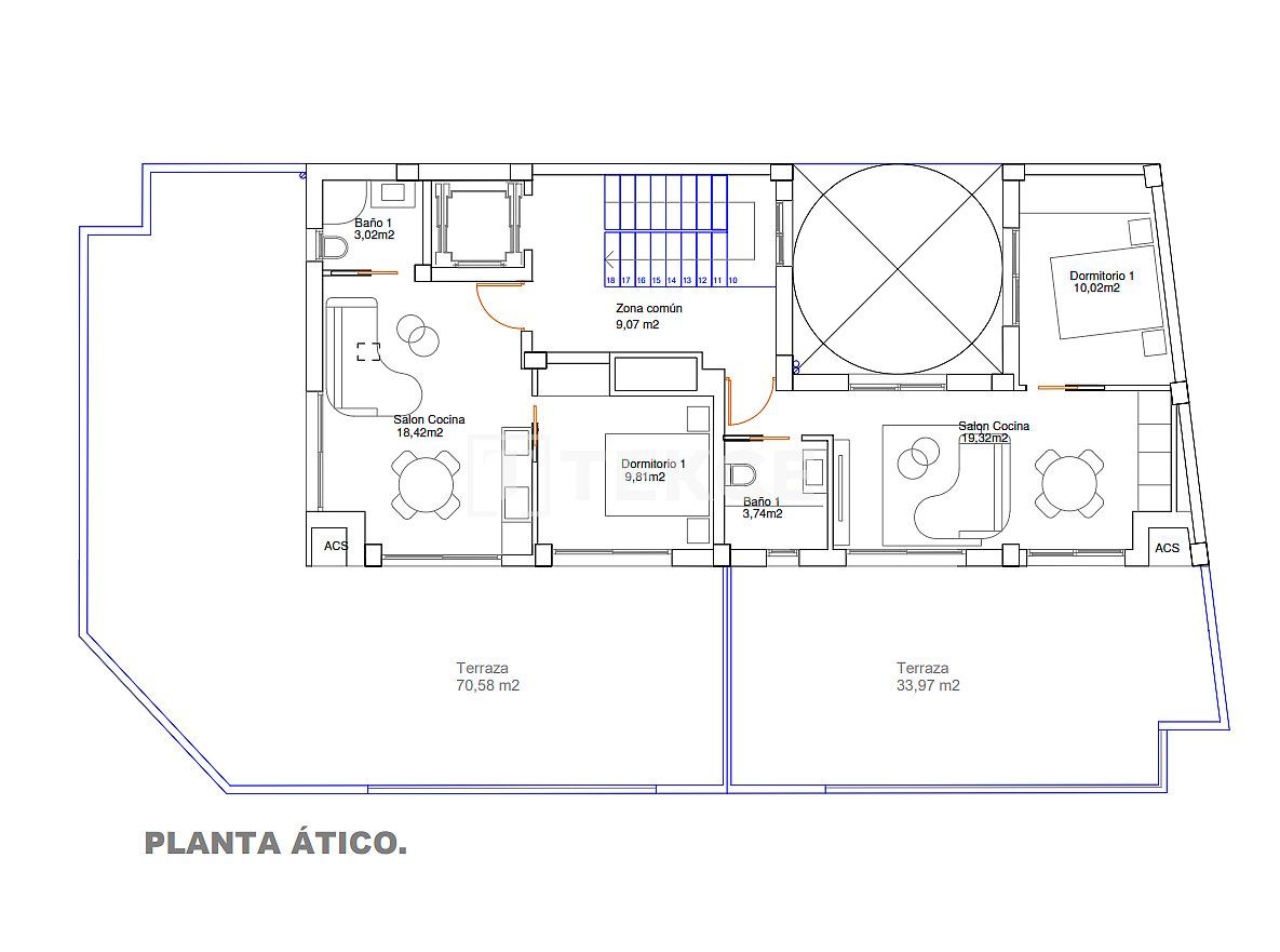Пентхаус в Гуардамар-дель-Сегура, Испания, 105 м² - фото 16