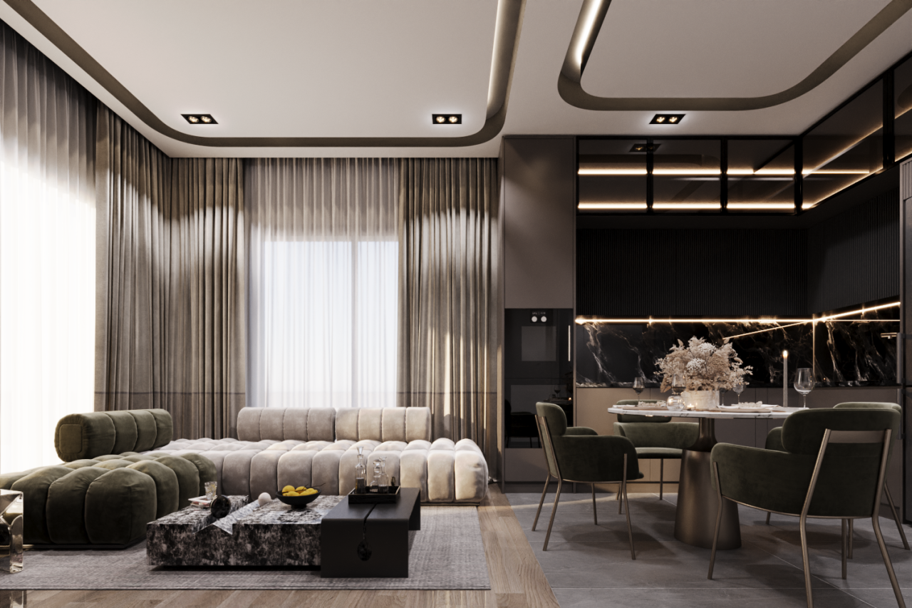 Квартира в Алании, Турция, 50 м² - фото 2