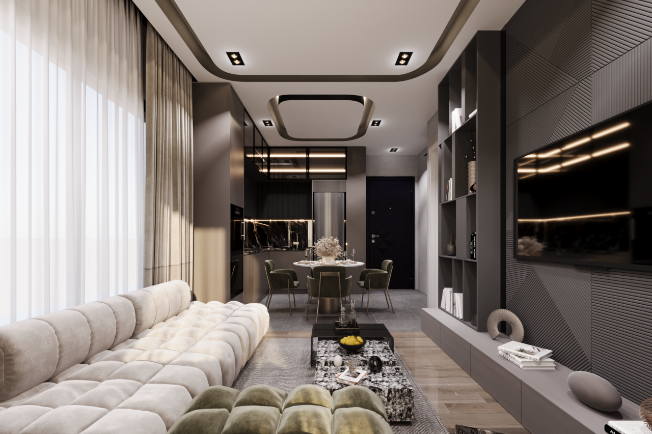 Квартира в Алании, Турция, 50 м² - фото 4