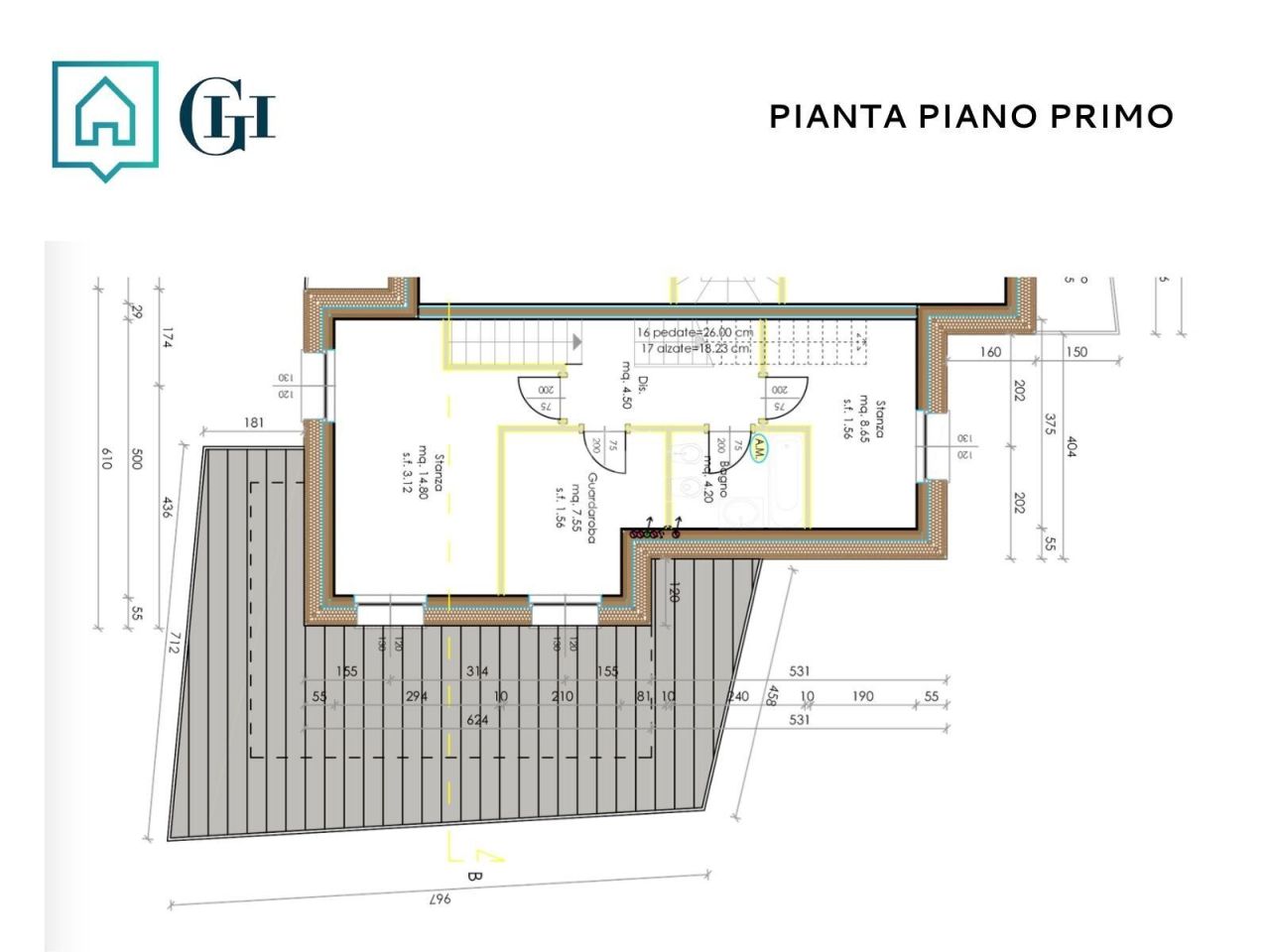 Вилла в Тренто, Италия, 192 м² - фото 16
