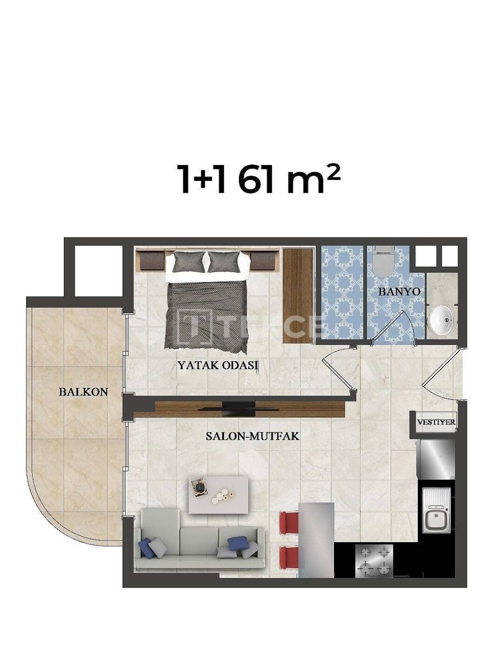 Пентхаус в Алании, Турция, 180 м² - фото 16