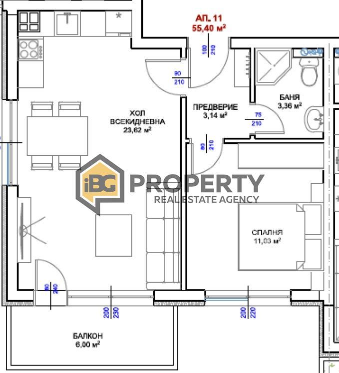Квартира в Бяле, Болгария, 72 м² - фото 4