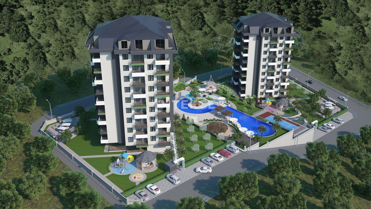 Апартаменты в Алании, Турция, 53 м² - фото 1